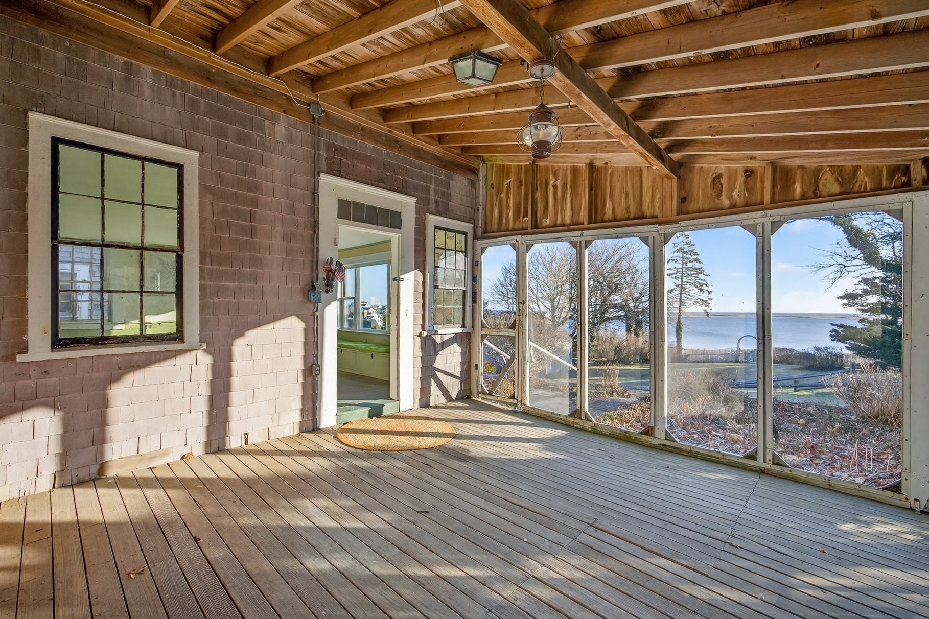 $7 million Chatham house has a private sandy beach