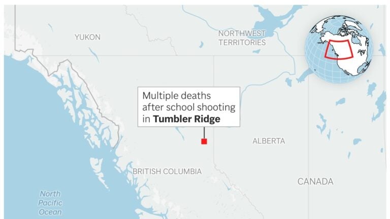 Shooter in Canada kills 9 people and injures 25 others at a school and home