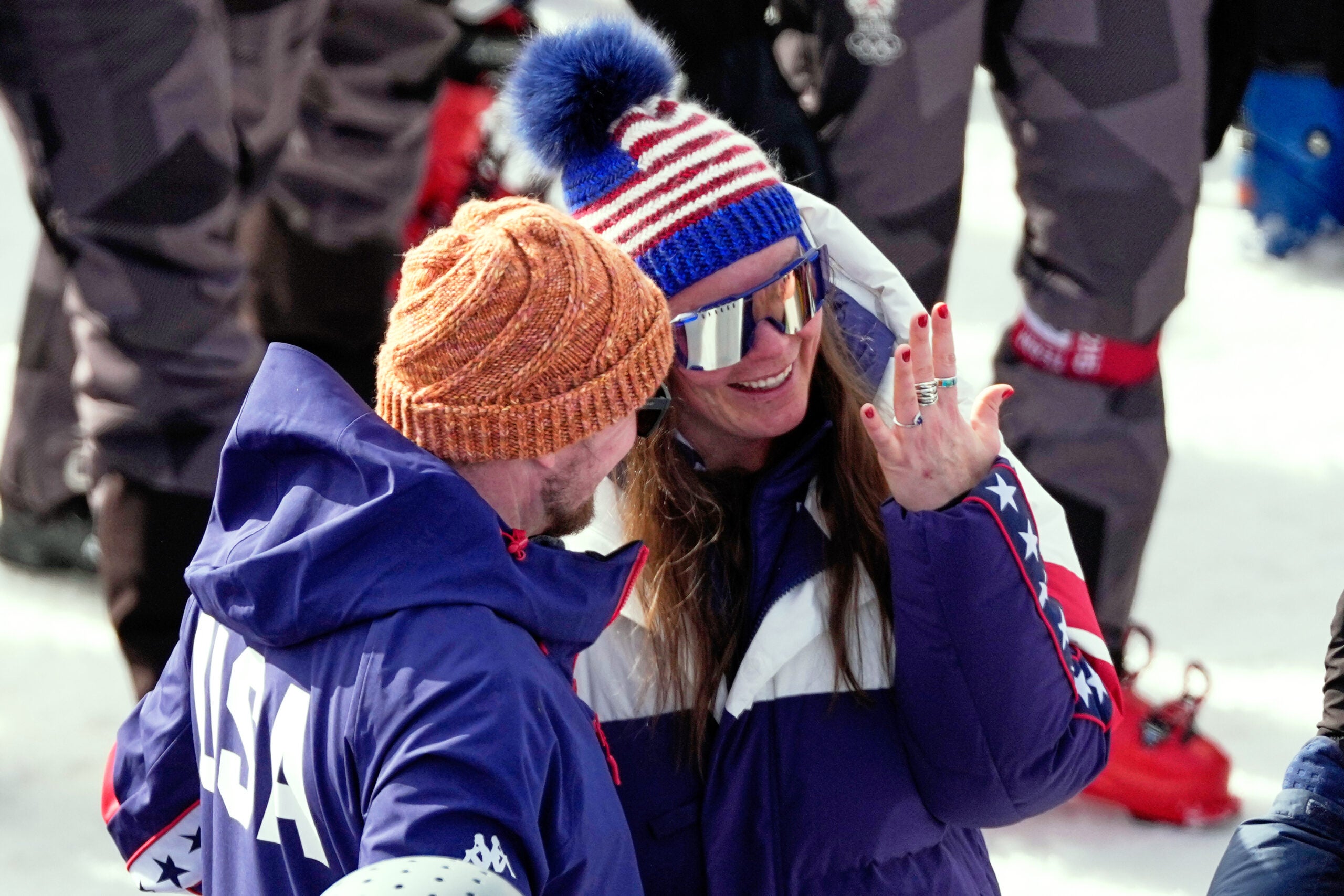 boston.com - Associated Press - Gold medalist Breezy Johnson's latest Olympic bling? A sapphire engagement ring.
