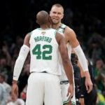 Al Horford Kristaps Porzingis Celtics Warriors