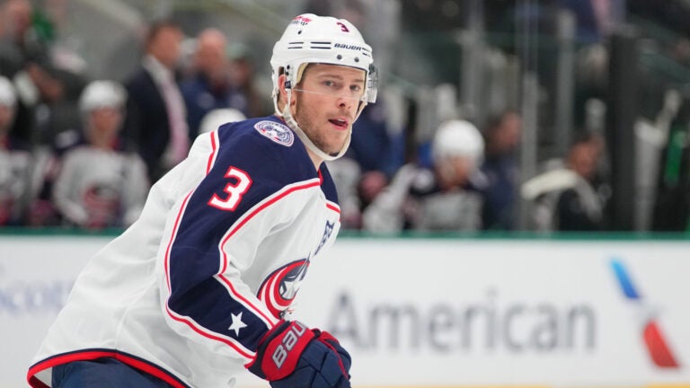 Charlie Coyle thankful for Bruins tenure in first game back with Boston