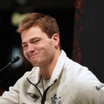 Drake Maye Peyton Manning Patriots Super Bowl