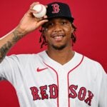 FORT MYERS, FLORIDA - FEBRUARY 17: Brayan Bello #66 of the Boston Red Sox poses for a picture during the 2026 Boston Red Sox Photo Day at JetBlue Park at Fenway South on February 17, 2026 in Fort Myers, Florida.