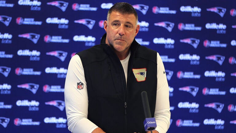 Mike Vrabel Patriots after Super Bowl press conference