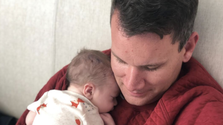 This dad is running Boston to give back to Boston Children’s Hospital