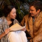 Bridgerton. (L to R) Yerin Ha as Sophie Baek, Luke Thompson as Benedict Bridgerton in "Bridgerton."