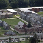 The fire broke out at MCI-Norfolk, the state's largest medium-security prison.