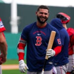 Boston Red Sox right fielder Wilyer Abreu (52) during live batting practic. Day 9 of Boston Red Sox Spring Training at Jet Blue Park in Fort Myers, FL.