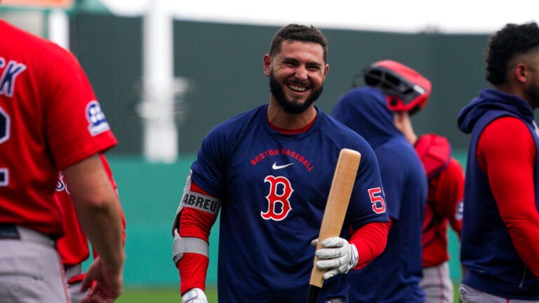 Red Sox' Wilyer Abreu explains viral broken-bat check swing