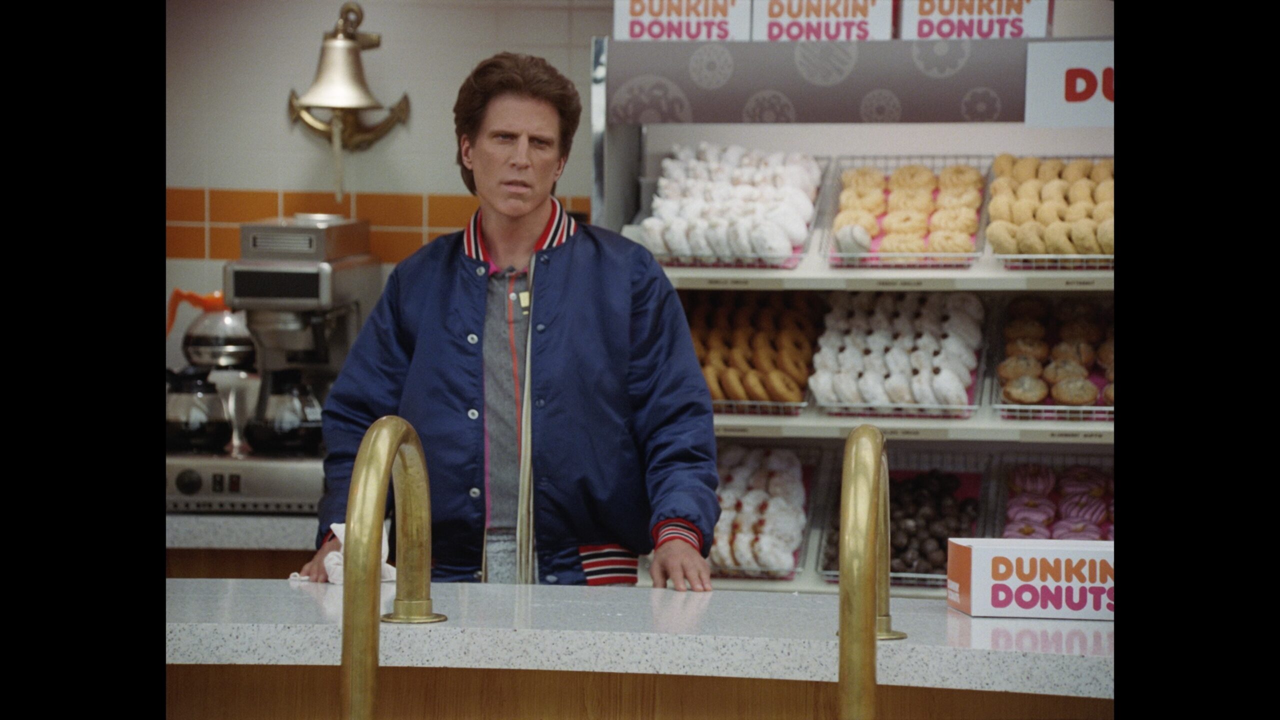 Ted Danson in Dunkin's 2026 Super Bowl commercial, "Good Will Dunkin."