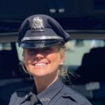 Officer Samantha Pelrine of the Plymouth Police