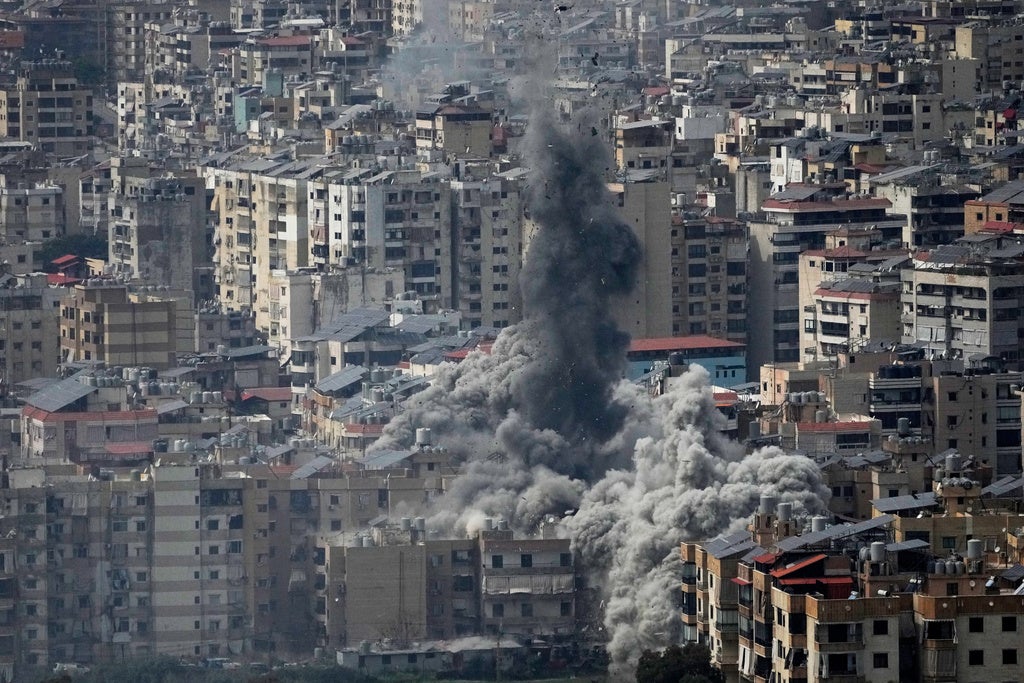 boston.com - Associated Press - The Latest: Israel hammers Beirut and Tehran