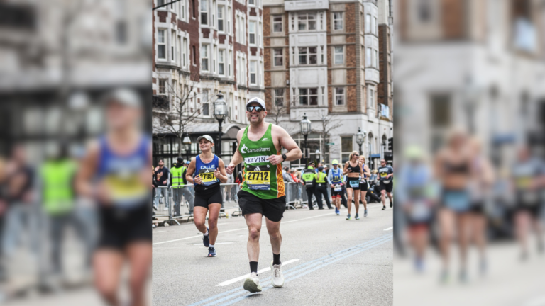 He’s running the 2026 Boston Marathon to fight addiction stigma