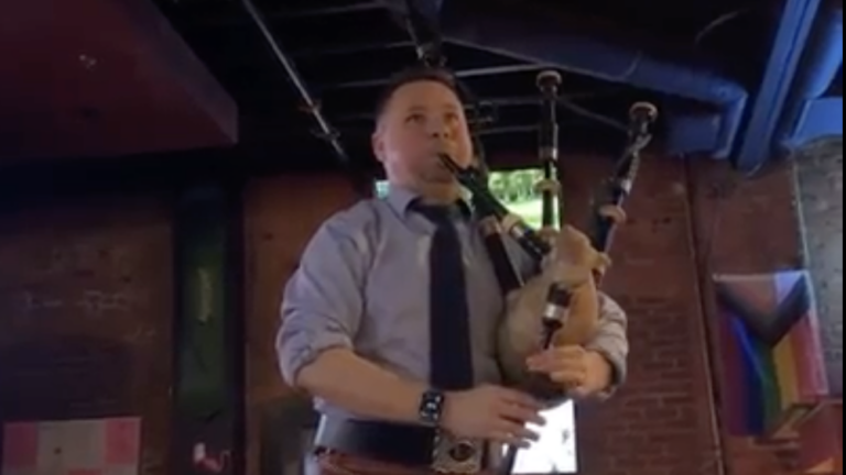 WATCH: Bagpiper performs on St. Patrick’s Day in Boston