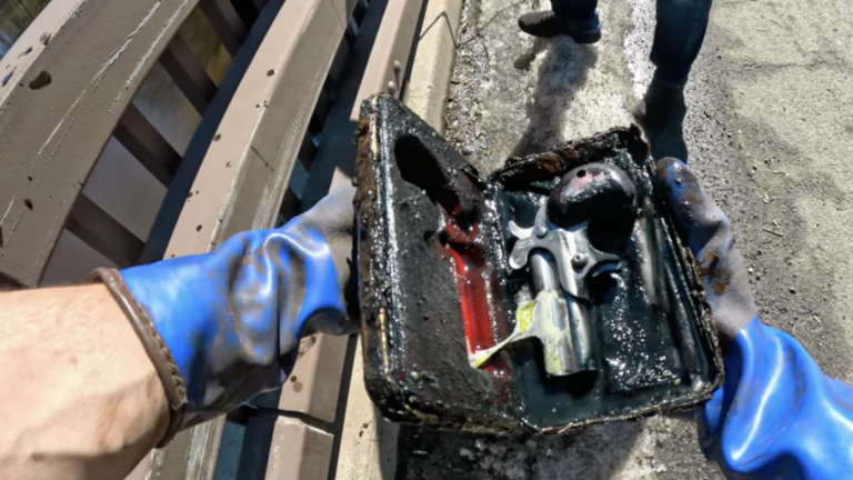 Cape Cod magnet fisher pulls 'pristine-looking' derringer pistol from Bridgewater river