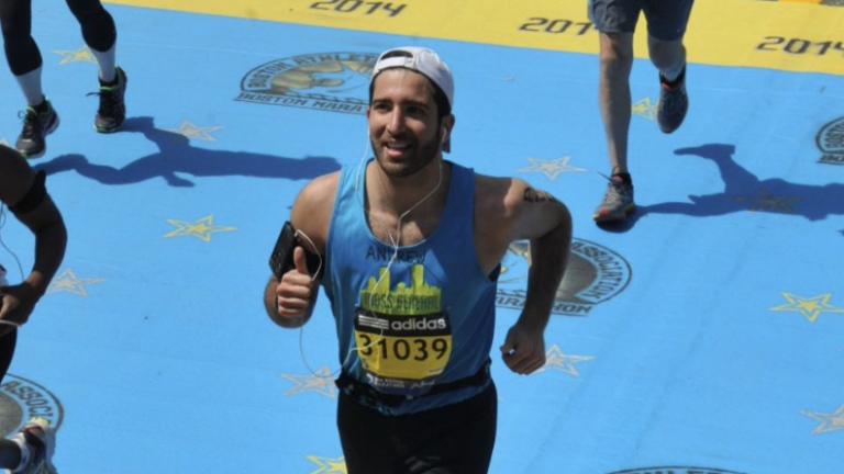 He’s running Boston to support kids and families at MGH He’s running Boston to support kids and families at MGH