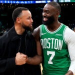 Stephen Curry Warriors Celtics