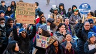 'Children's lives are at stake': Boston teachers protest staffing cuts