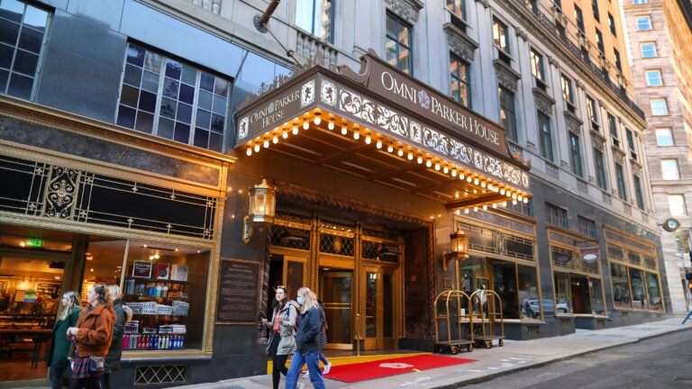 Delivery person falls through a shaft outside Boston’s Omni Parker House