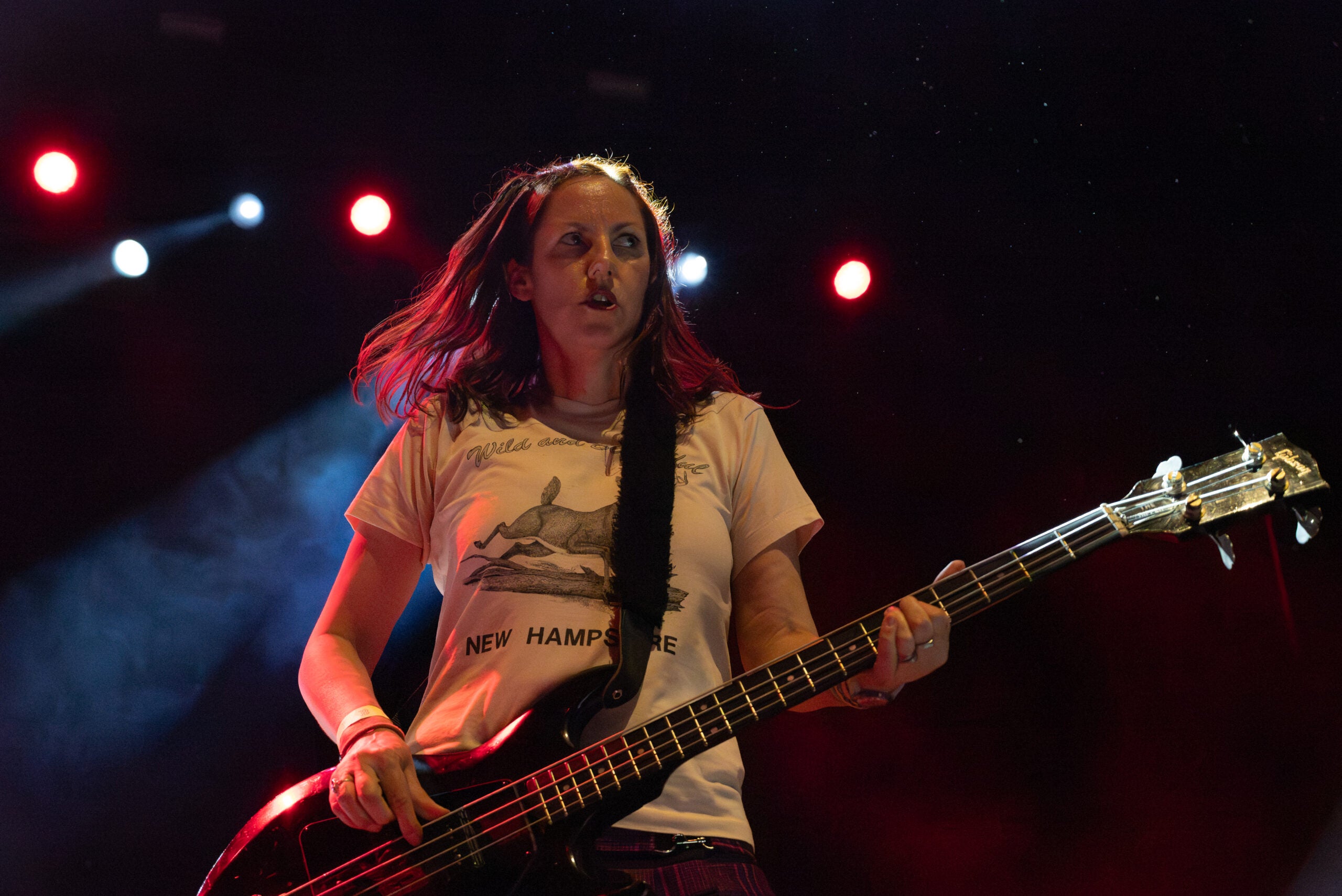 Bassist Victoria Arthur plays during Showcase Showdown's set March 13.