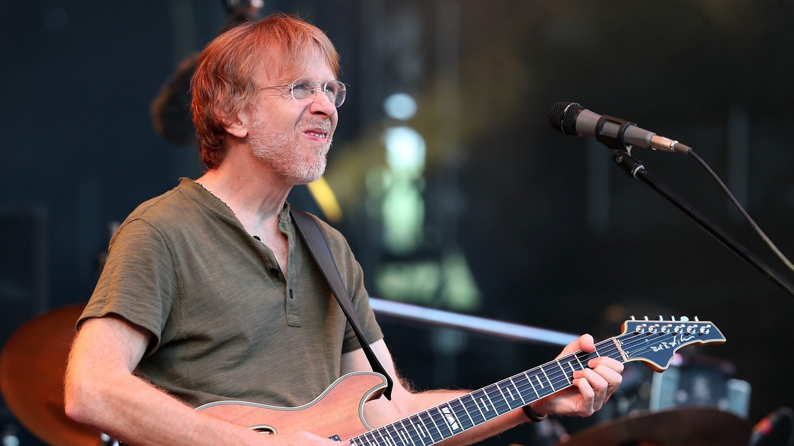 Phish guitarist Trey Anastasio performs at Fenway Park in 2019.