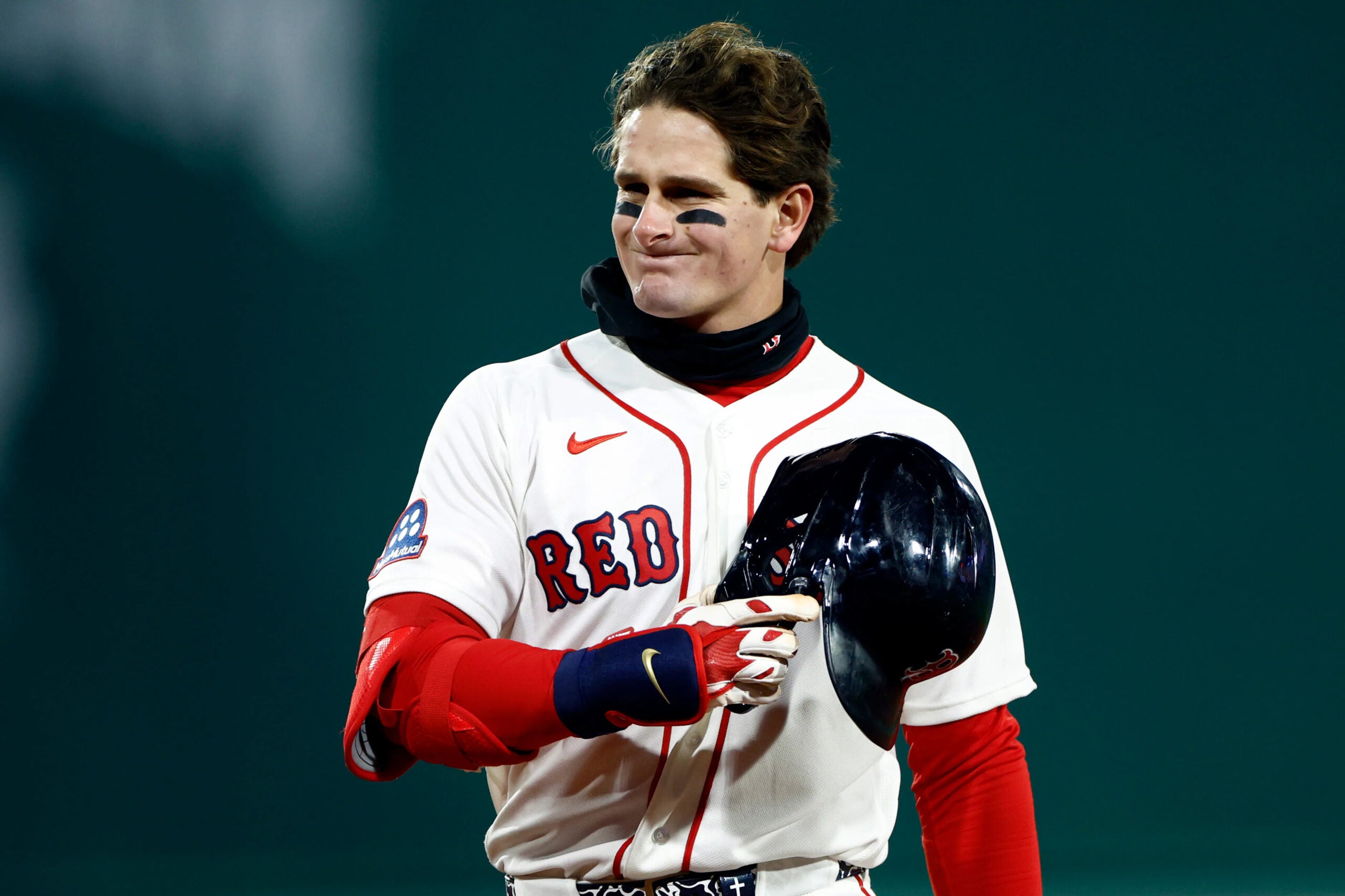 boston.com - Kaley Brown - Red Sox' Roman Anthony out for third straight game with back tightness