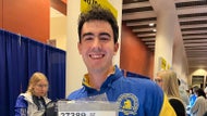 This runner 'barely finished' the Boston Marathon last year. Now he's back to run again.