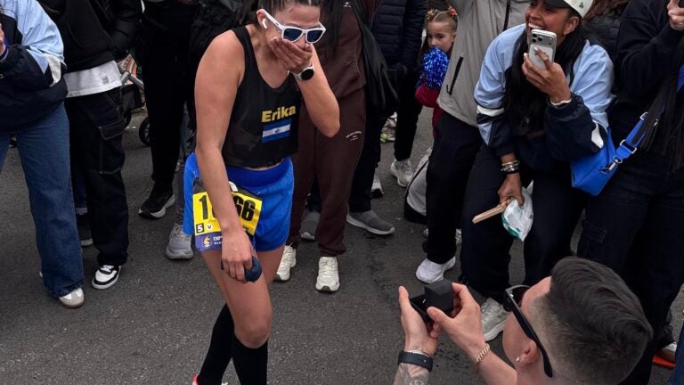 Boston Marathon engagement