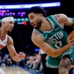 Jayson Tatum Celtics Knicks