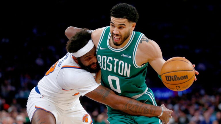 Jayson Tatum Celtics Knicks fans MSG return