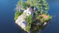 On a tiny New Hampshire island, a 600-square-foot house for $338k.