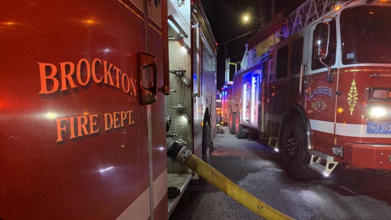 A resident died in a Brockton house fire during the early hours of Saturday morning.