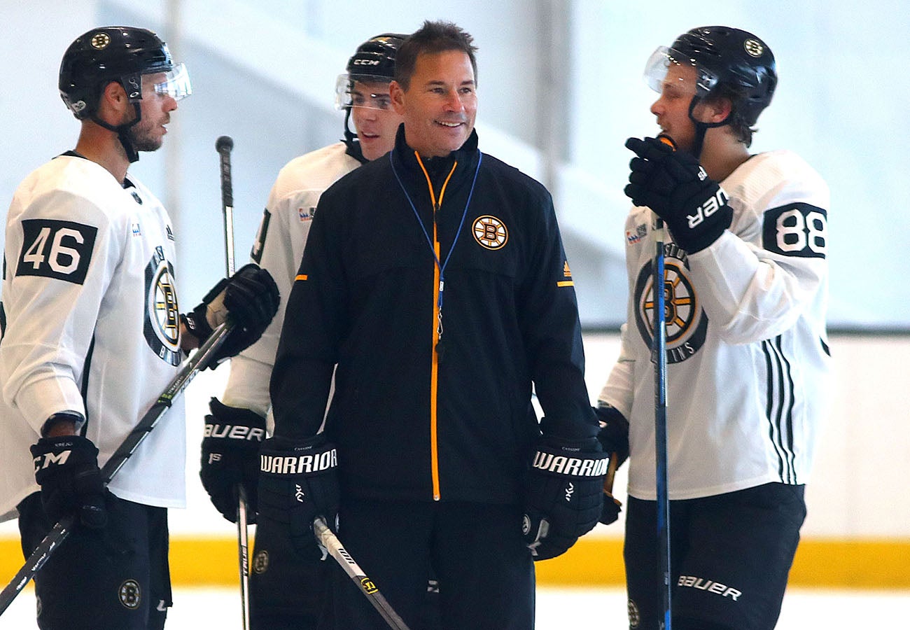 boston.com - Conor Ryan - Former Bruins coach Bruce Cassidy predicted David Pastrnak's OT goal on TNT