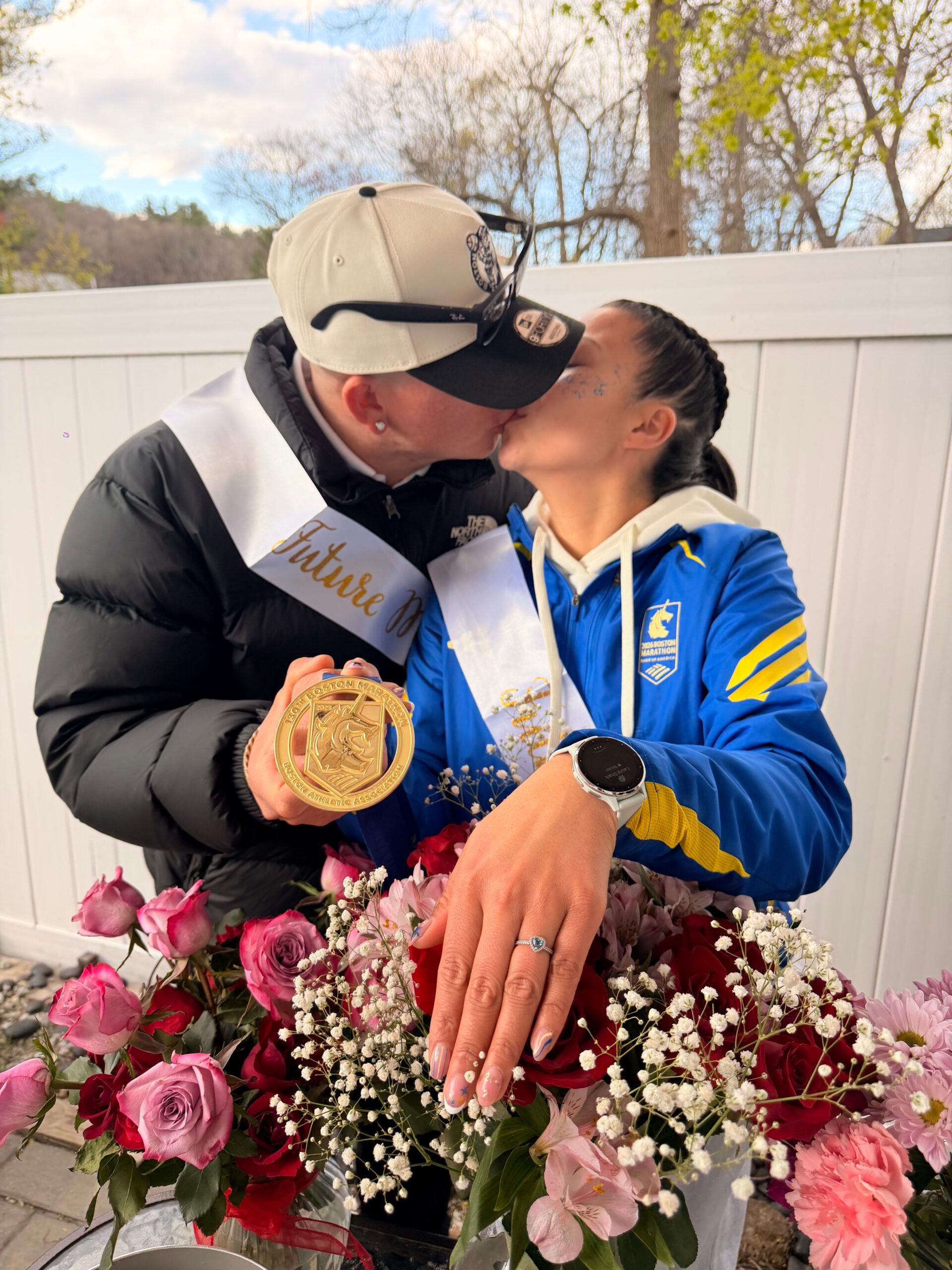 Boston Marathon engagement