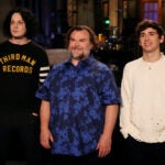 SNL recap: Musical guest Jack White, host Jack Black, and cast member Marcello Hernández before the April 4, 2026 episode of "Saturday Night Live."