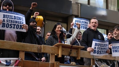 Thousands rally in Boston against billionaires on May Day
