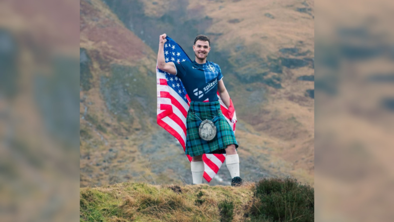 A Scotsman is walking 3,200 miles across America for the World Cup in Boston