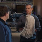 Jeremy Culhane, Matt Damon, and Sarah Sherman in a promo for the May 9, 2026 episode of "Saturday Night Live."