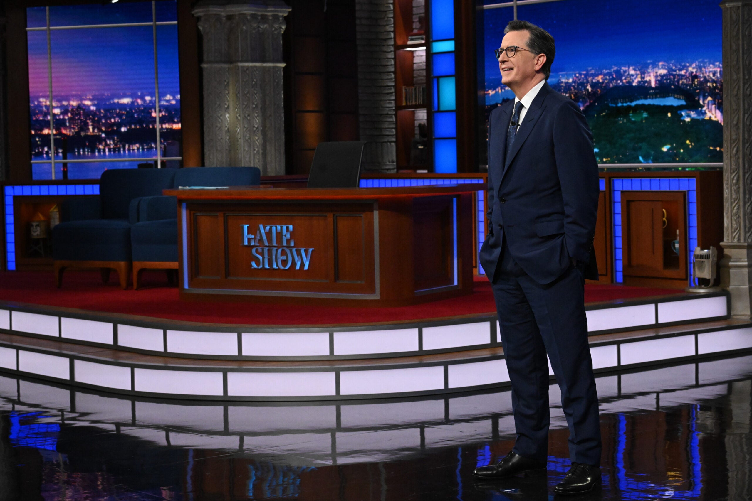 boston.com - Associated Press - Stephen Colbert is back on TV on community access in Michigan along with rocker Jack White