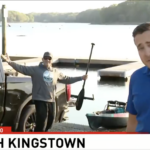 Tedy Bruschi fishing NBC 10 screenshot