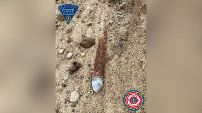 WWII-era rockets found in Nantucket sand dune WWII-era rockets found in Nantucket sand dune
