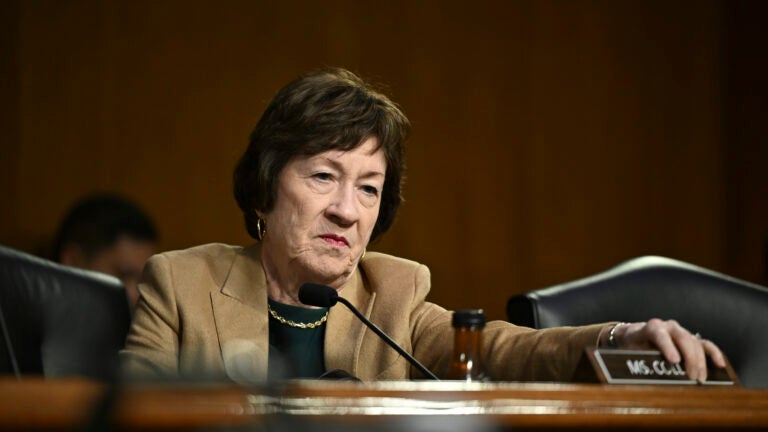Susan Collins says she has long had a benign tremor