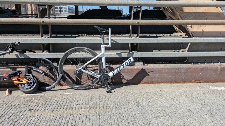 Scooter rider and cyclist are killed in head-on crash on NYC bridge