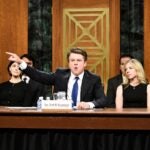 Matt Damon as Brett Kavanaugh during the September 29, 2018 episode of "Saturday Night Live."