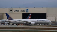 United flight landing in Newark strikes light pole, FAA says