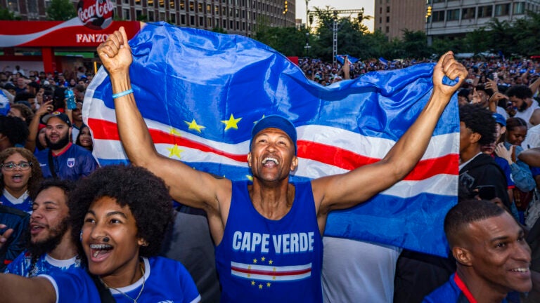 Boston-based Cape Verde fans went viral celebrating World Cup