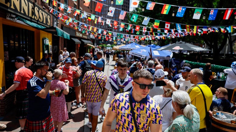 Boston launches open-container drinking zones downtown during the World Cup
