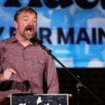 Maine Graham Platner takes questions from Maine voters as he looks to stabilize Senate campaign