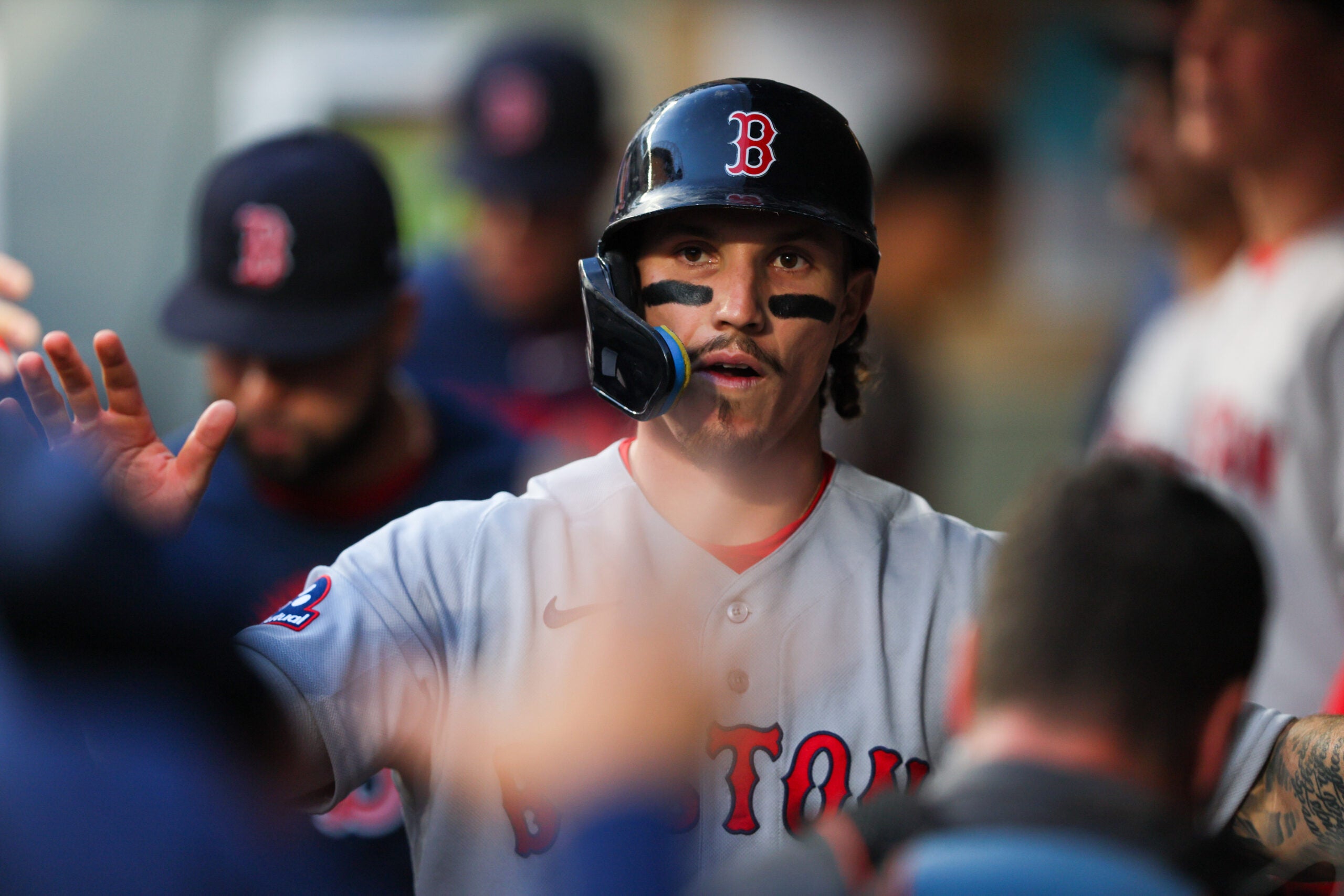 Jarren Duran had another confrontation with a fan at Fenway Park