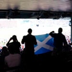 Scottish fans Fenway Park World Cup Soccer Red Sox game